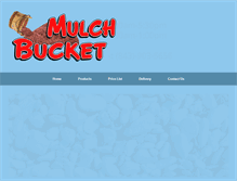 Tablet Screenshot of mulchbucket.com